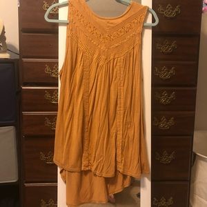 Orange tank top